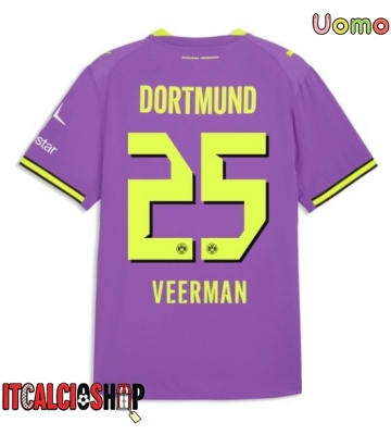 Borussia Dortmund Joey Veerman #25 Terza Maglia 2026-27 Manica Corta